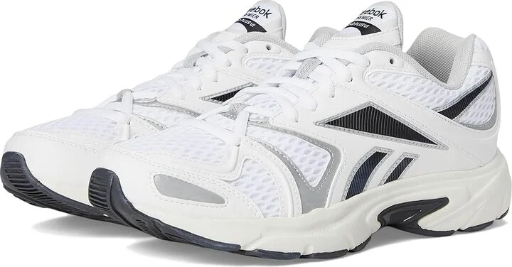 Reebok Lifestyle Premier Road Plus VI Women's Shoes White/Washed Black/Grey : 7 B - Medium, Textile