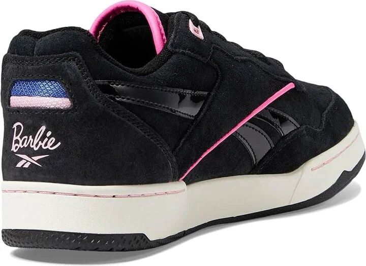 Reebok Lifestyle Reebok X Barbie BB 4000 II Athletic Shoes Black/Black/Pink Paradise : Men's 4 - Women's 5.5 Medium, Leather - Image 4