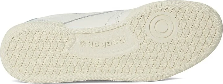 Reebok Lifestyle Women's Club C 85 Women's Shoes Chalk/Alabaster/Glen Green : 9.5 B - Medium, Leather - Image 3