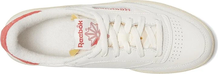 Reebok Lifestyle Women's Club C 85 Women's Shoes Chalk/Paper White/Astro Dust : 5 B - Medium, Leather - Image 2