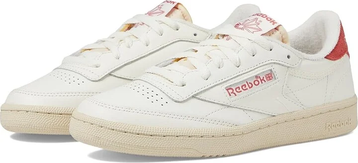 Reebok Lifestyle Women's Club C 85 Women's Shoes Chalk/Paper White/Astro Dust : 5 B - Medium, Leather
