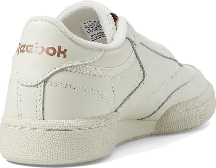 Reebok Lifestyle Women's Club C 85 Women's Shoes Chalk/Rose Gold : 8.5 B - Medium, Leather - Image 4