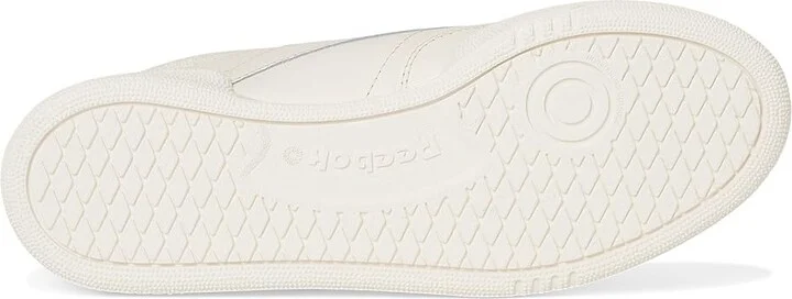 Reebok Lifestyle Women's Club C 85 Women's Shoes Vintage Chalk/Vintage Chalk/Chalk : 8 B - Medium, Leather - Image 3