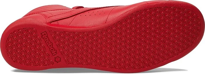 Reebok Lifestyle Women's Freestyle Hi High Top Women's Shoes Vector Red/White1 : 6.5 B - Medium - Image 3