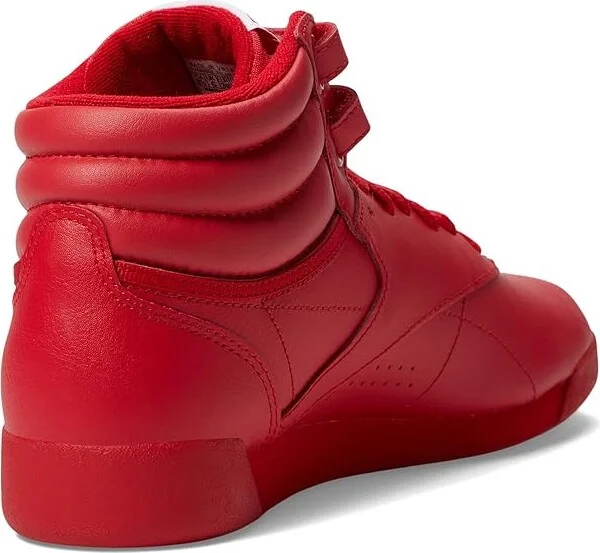 Reebok Lifestyle Women's Freestyle Hi High Top Women's Shoes Vector Red/White1 : 6.5 B - Medium - Image 4