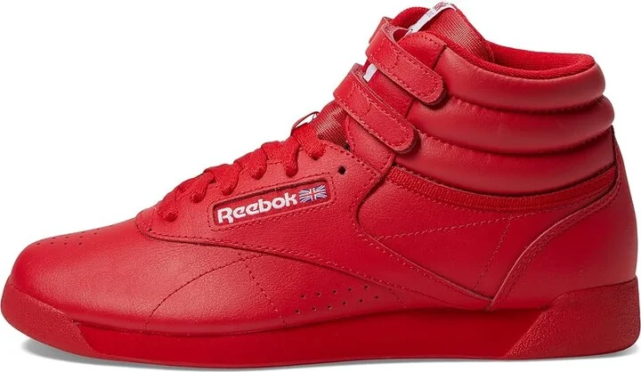 Reebok Lifestyle Women's Freestyle Hi High Top Women's Shoes Vector Red/White1 : 6.5 B - Medium - Image 6