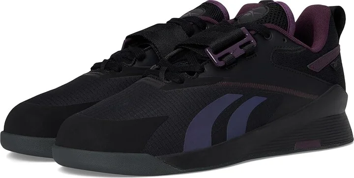 Reebok Lifter PR III Men's Shoes Black/Grey/Midnight Plum : 10 D - Medium, Synthetic/Textile