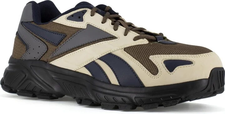 Reebok Men Hyperium Work Tan/Blue/Brown 11 Wide
