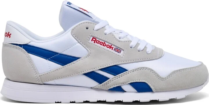 Reebok Men's Classic Nylon Casual Sneakers from Finish Line - Chalk, Utility Brown, Beige - Image 7