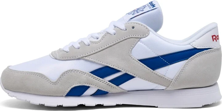 Reebok Men's Classic Nylon Casual Sneakers from Finish Line - Chalk, Utility Brown, Beige - Image 8
