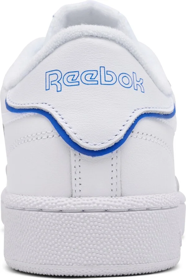 Reebok Men's Club C 85 Casual Sneakers from Finish Line - White, Blue - Image 4