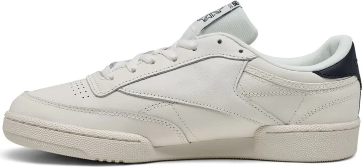 Reebok Men's Club C 85 Vintage Casual Sneakers from Finish Line - Chalk, Gray, Navy - Image 2