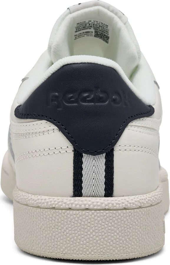 Reebok Men's Club C 85 Vintage Casual Sneakers from Finish Line - Chalk, Gray, Navy - Image 4