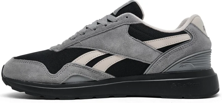 Reebok Men's GL1100 Casual Sneakers from Finish Line - Black, Stone, Gray - Image 3