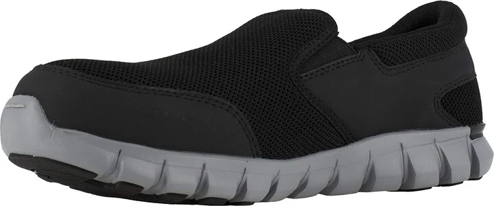 Reebok Men's Sublite Cushion Work Alloy Toe Black 10.5 W