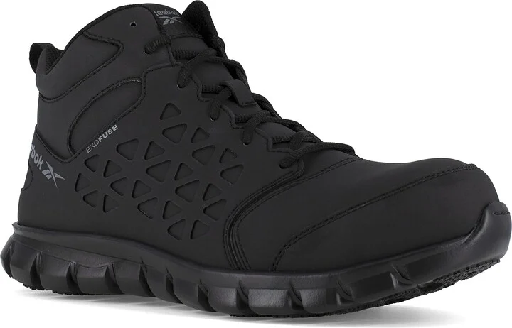 Reebok Men's Sublite Cushion Work Composite Toe Black 10.5 M