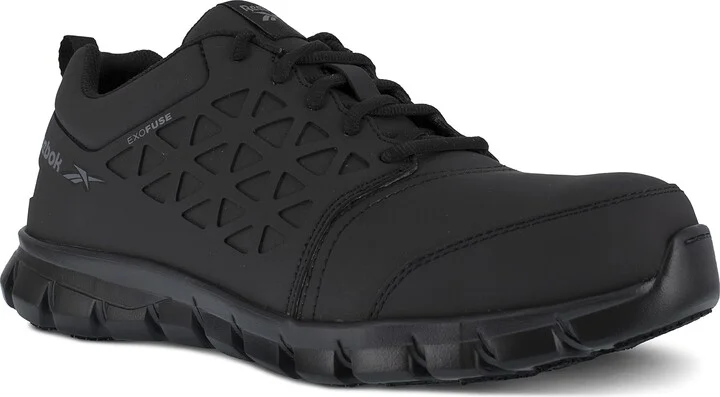 Reebok Men's Sublite Cushion Work Composite Toe Black 10 M