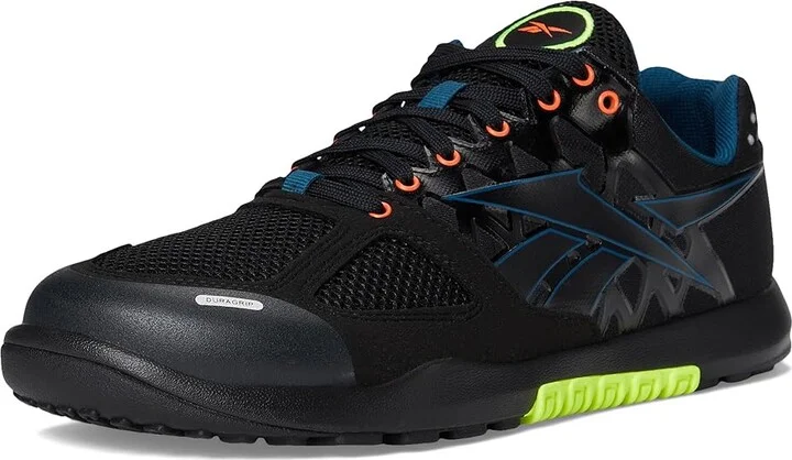 Reebok Nano 2.0 Men's Shoes Black/Digital Coral/Digital Lime : 7.5 D - Medium, Synthetic/Textile - Image 5