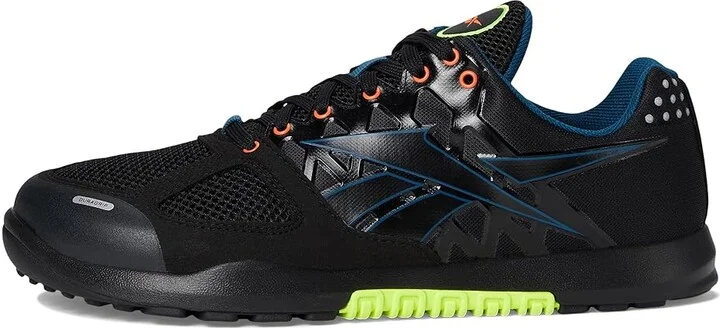 Reebok Nano 2.0 Men's Shoes Black/Digital Coral/Digital Lime : 7.5 D - Medium, Synthetic/Textile - Image 6