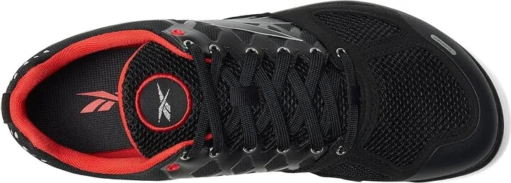 Reebok Nano 2.0 Men's Shoes Black/Energy Red : 7 D - Medium, Synthetic/Textile - Image 2