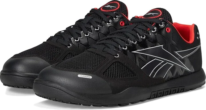 Reebok Nano 2.0 Men's Shoes Black/Energy Red : 7 D - Medium, Synthetic/Textile