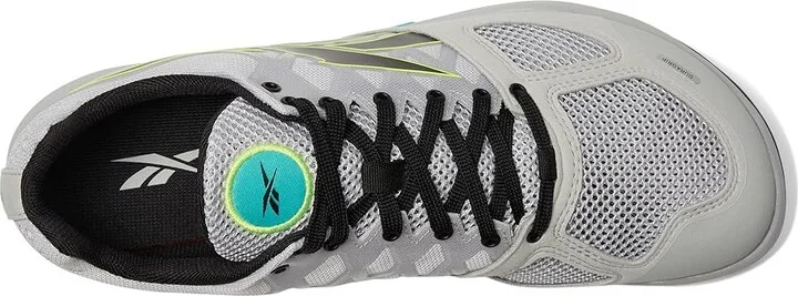 Reebok Nano 2.0 Men's Shoes Grey/Unleashed Green/Lime : 7 D - Medium, Synthetic/Textile - Image 2