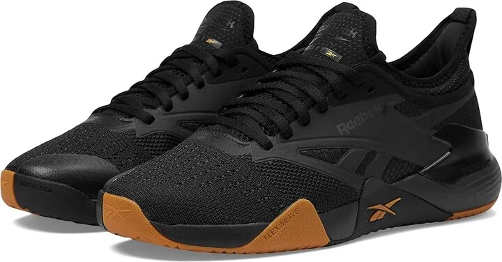 Reebok Nano Court Athletic Shoes Black/Grey/Heritage Gold : Men's 4 - Women's 5.5 Medium, Textile