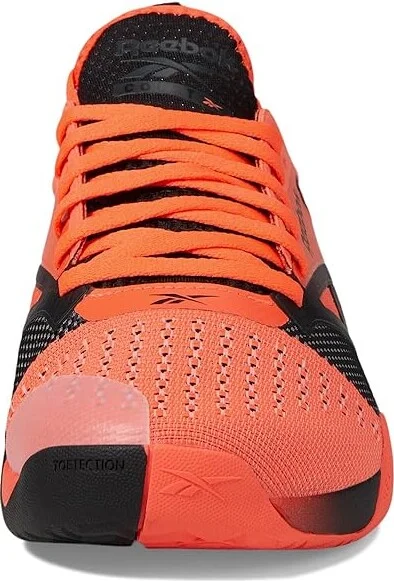 Reebok Nano Court Athletic Shoes Digital Coral/Black/Grey : Men's 12 - Women's 13.5 Medium, Textile - Image 3
