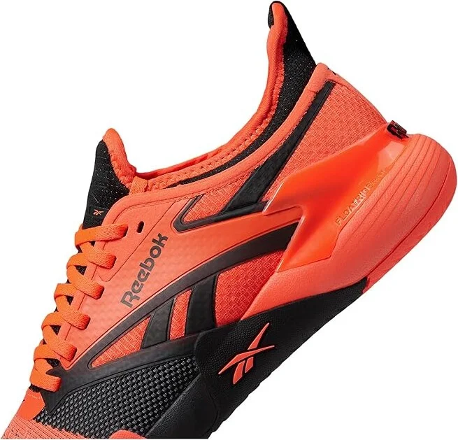 Reebok Nano Court Athletic Shoes Digital Coral/Black/Grey : Men's 12 - Women's 13.5 Medium, Textile - Image 4