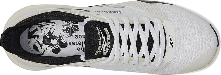 Reebok Nano Court Athletic Shoes Footwear White/Black : Men's 11.5 - Women's 13 Medium, Textile - Image 2