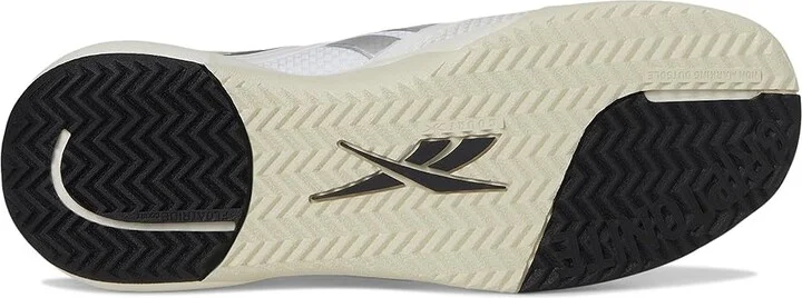 Reebok Nano Court Athletic Shoes Footwear White/Black : Men's 11.5 - Women's 13 Medium, Textile - Image 3