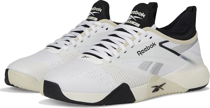 Reebok Nano Court Athletic Shoes Footwear White/Black : Men's 11.5 - Women's 13 Medium, Textile