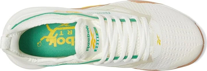 Reebok Nano Court Women's Shoes Chalk/Alabaster/Upgrade Green : 7.5 B - Medium - Image 2