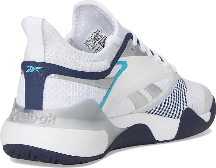 Reebok Nano Court Women's Shoes Footwear White/Vector Navy : 8.5 B - Medium - Image 4