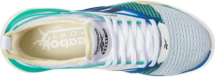 Reebok Nano Court Women's Shoes White/Weathered White/Unleashed Green : 5 B - Medium - Image 2
