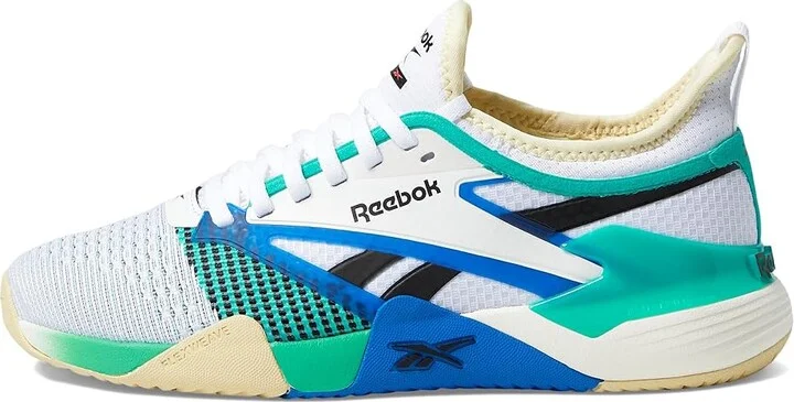 Reebok Nano Court Women's Shoes White/Weathered White/Unleashed Green : 5 B - Medium - Image 6