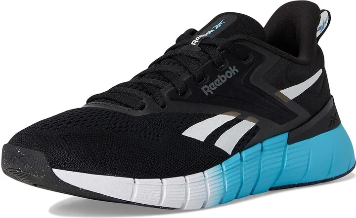 Reebok Nano Gym Men's Shoes Black/White/Future Cyan : 6.5 D - Medium, Textile - Image 5