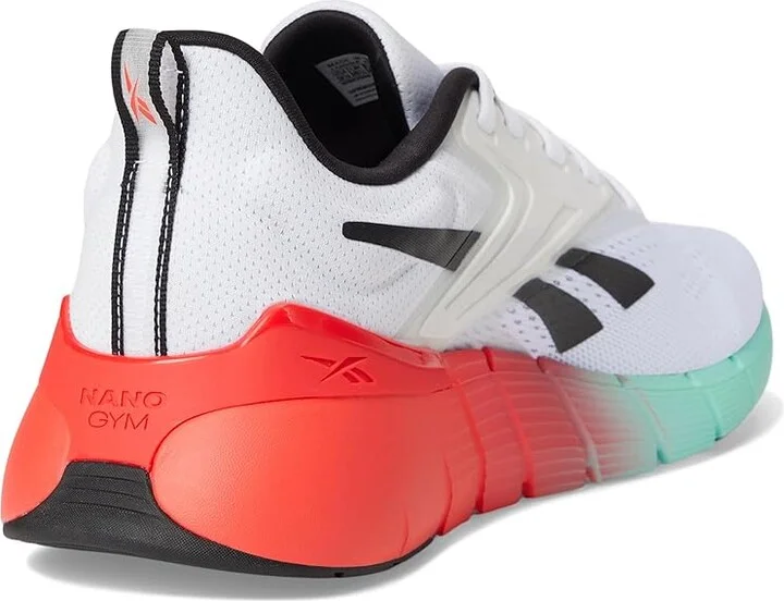 Reebok Nano Gym Men's Shoes White/Black/Energy Red : 6.5 D - Medium, Textile - Image 4