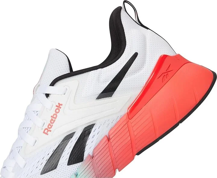 Reebok Nano Gym Men's Shoes White/Black/Energy Red : 6.5 D - Medium, Textile - Image 7