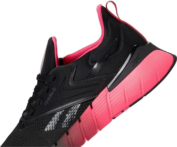 Reebok Nano Gym Women's Shoes Black/Pink Blast : 10 B - Medium, Textile - Image 7