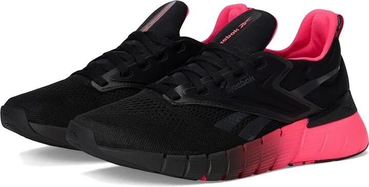 Reebok Nano Gym Women's Shoes Black/Pink Blast : 10 B - Medium, Textile