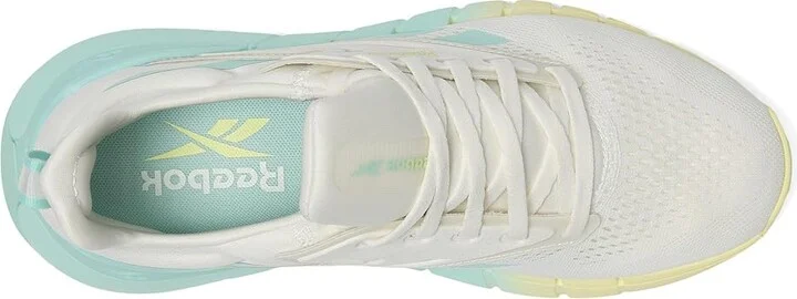 Reebok Nano Gym Women's Shoes Chalk/Yellow Haze/Glitch Aqua : 8 B - Medium, Textile - Image 2