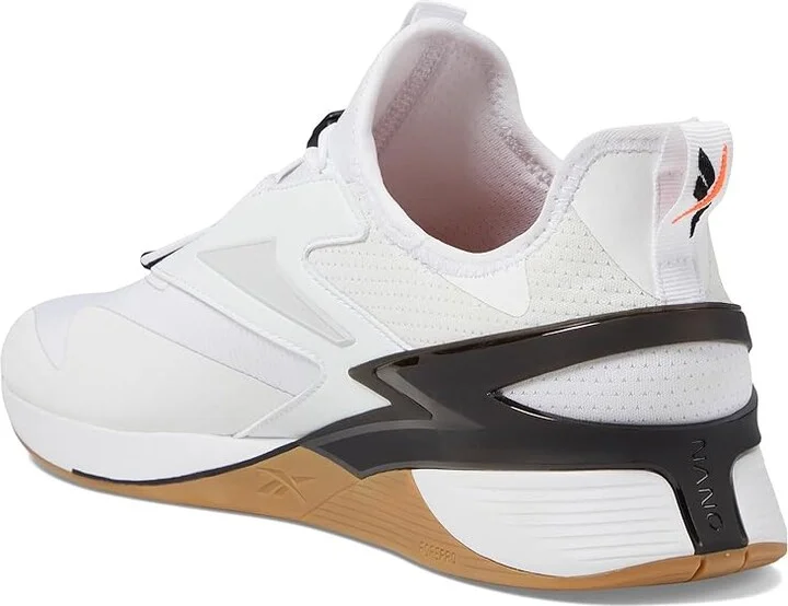 Reebok Nano X3 Froning Shoes White/Black/Gum : Men's 8 - Women's 9.5 Medium, Synthetic/Textile - Image 4