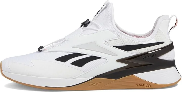 Reebok Nano X3 Froning Shoes White/Black/Gum : Men's 8 - Women's 9.5 Medium, Synthetic/Textile - Image 6