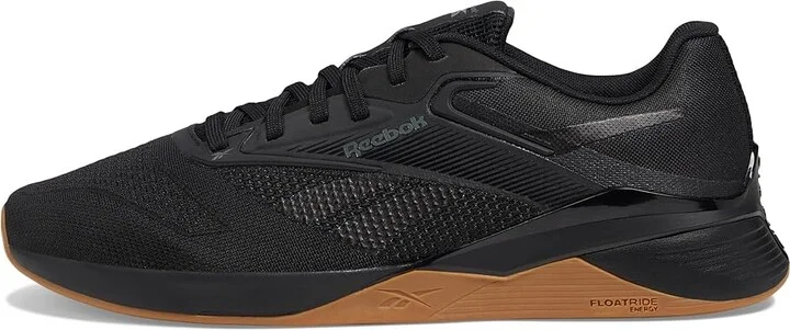 Reebok Nano X4 Shoes Black/Grey/Gum : Men's 8 - Women's 9.5 Medium, Synthetic - Image 6