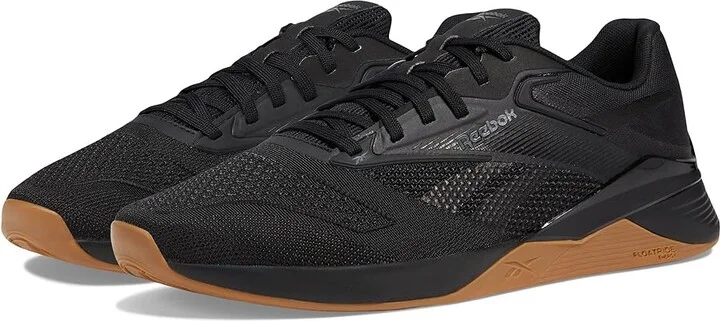 Reebok Nano X4 Shoes Black/Grey/Gum : Men's 8 - Women's 9.5 Medium, Synthetic