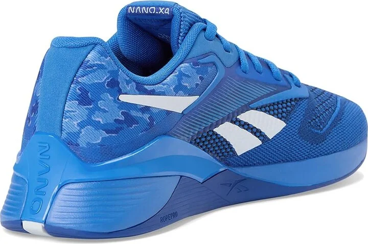 Reebok Nano X4 Shoes Kinetic Blue/Boundless Blue/Moon : Men's 11 - Women's 12.5 Medium, Synthetic - Image 4