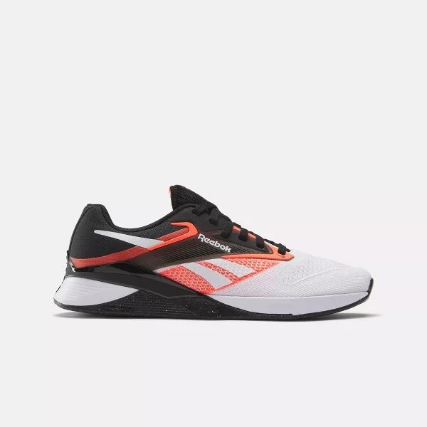 black / ftwr white / orange flare