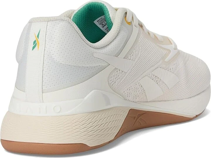 Reebok Nano X5 Athletic Shoes Chalk/Alabaster/Upgrade Green : Men's 14 - Women's 15.5 Medium, Rubber - Image 4