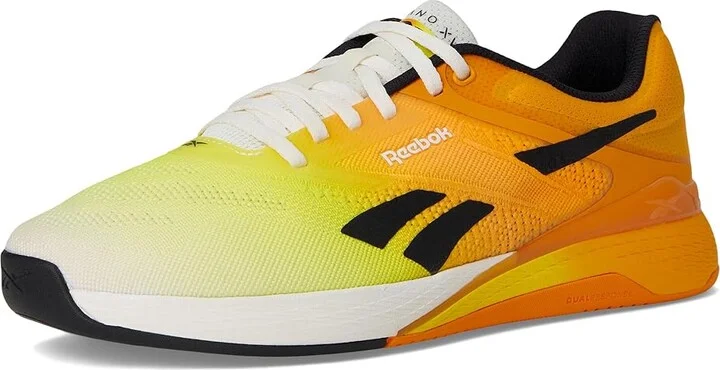 Reebok Nano X5 Athletic Shoes Chalk/Black/Electric Amber : Men's 7 - Women's 8.5 Medium, Rubber - Image 5